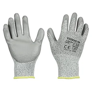 Medium Cut Gloves PU Coated HPPE Fibre Glass Fibre