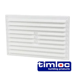 Louvre Vent with Flyscreen - Plastic