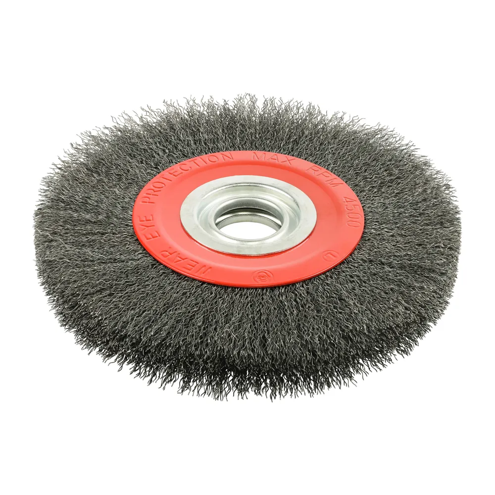Steel Wire Wheel Brush with Plastic Reducer Set