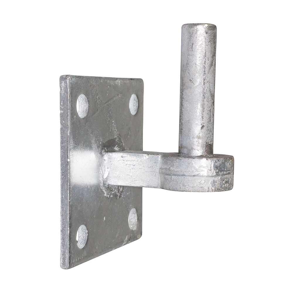 Hook on Square Plate - Hot Dipped Galvanised 19mm