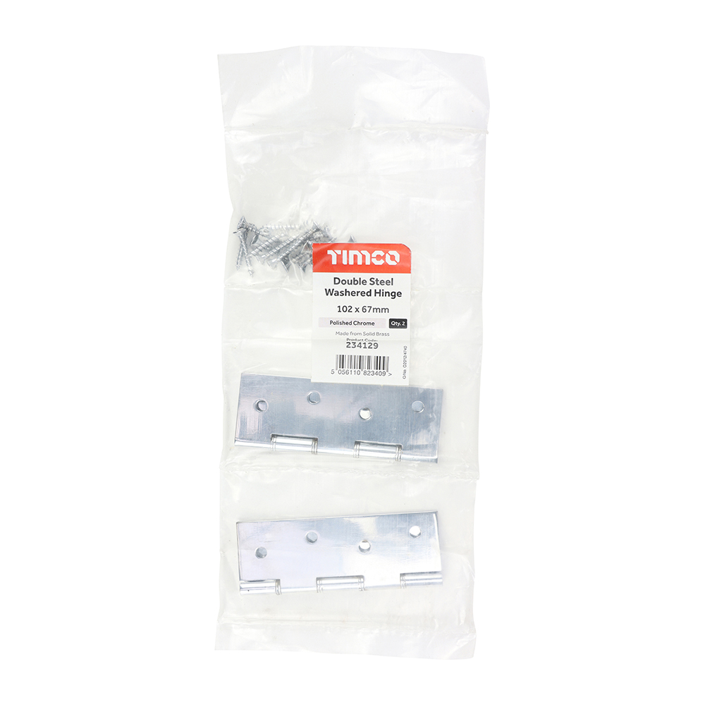 Double Steel Washer Hinge PC 102 x 67 - Image 2