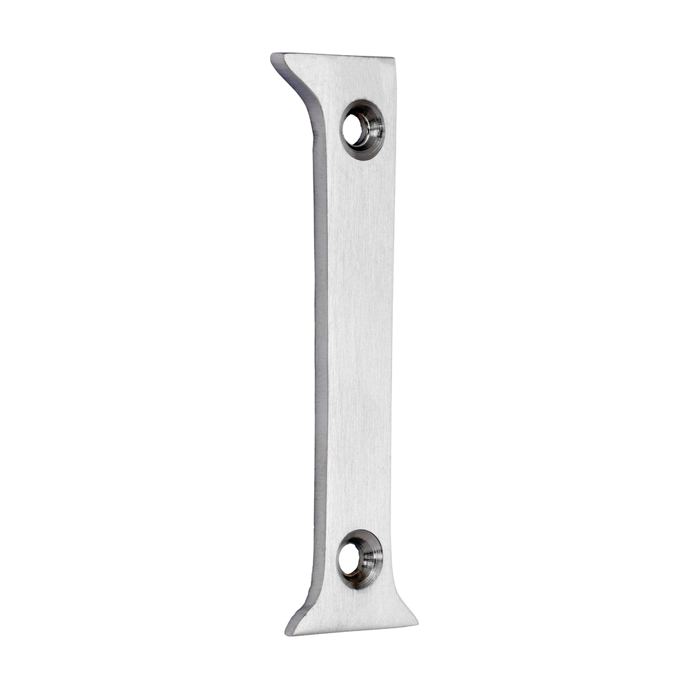 Door Numeral 1 - Satin Chrome 75mm