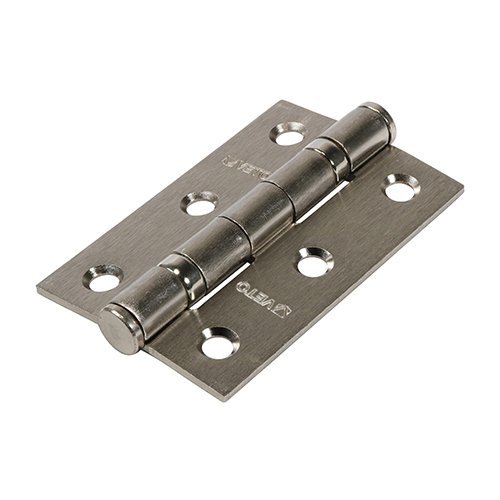 Twin Ball Bearing Hinges - Steel - Satin Nickel - Image 2