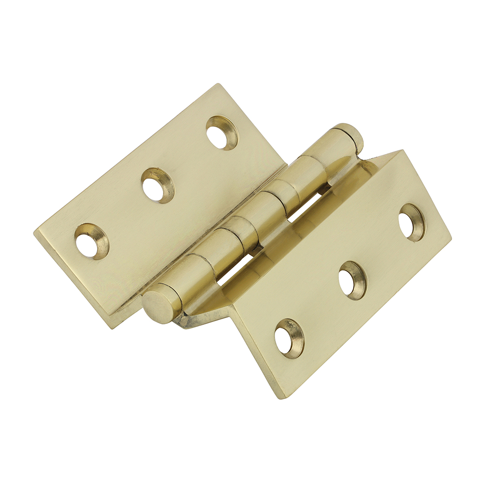 Ball Bearing Stormproof Hinge (1951) - Solid Brass - Polished Brass - Image 2