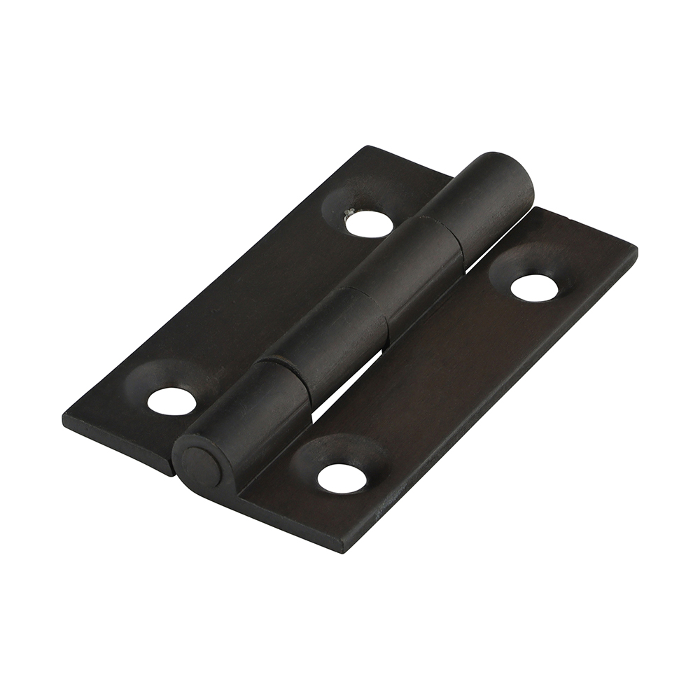 Solid Drawn Hinge - Solid Brass - Bronze 38 x 22